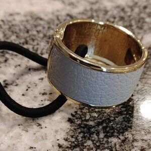 L. Erickson Altier - France Luxe, Leather Pony Cuff / Clip.